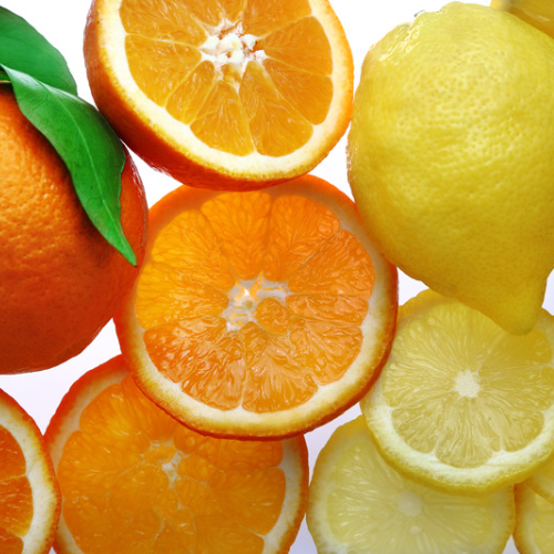 Premium oranges and lemons
